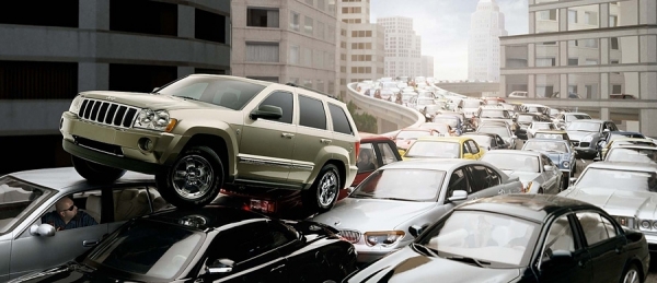 Photograph Glen Wexler Blazing New Car Pool Lanes on One Eyeland